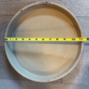 Pampered Chef Stoneware Deep Dish Pizza Pan Pie Plate Baker 11" Inch Round #115